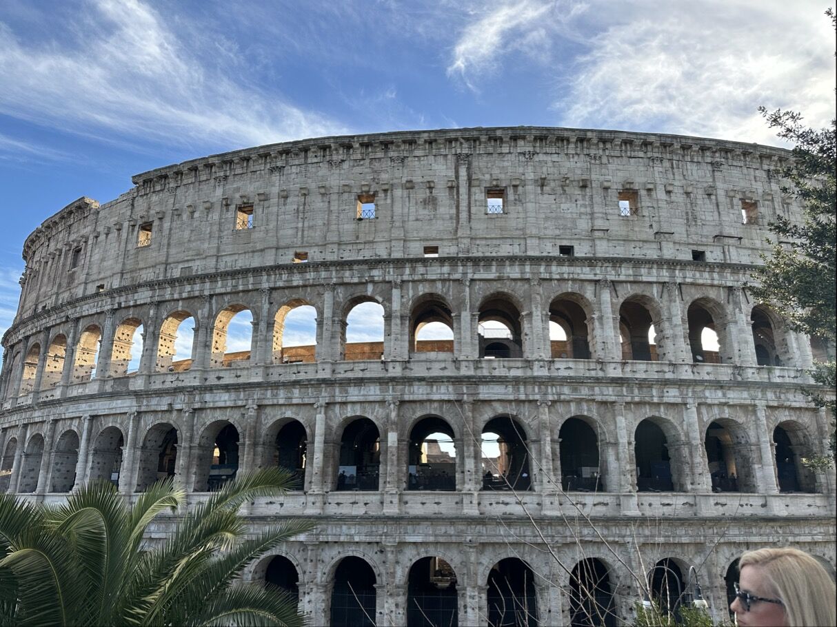 A picture of the Coliseum in Rome